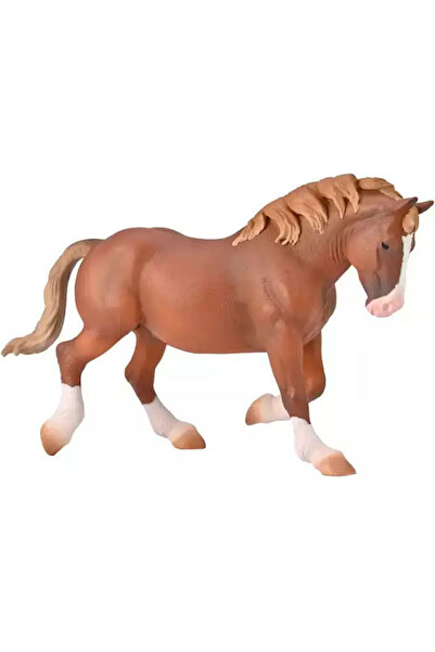 Collecta Figurină miniaturală Cal de lucru Breton Castaniu 10,5cm 80008