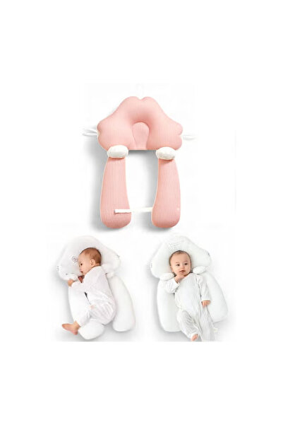 NKX Newborn Baby Head Shaping Pillow, Adjustable Height Memory Foam Neck Supp...