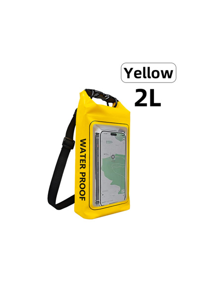 Choice17 2L-Yellow 2L/5L PVC Swimming Waterproof Bag,Mobile Phone Waterproof ...