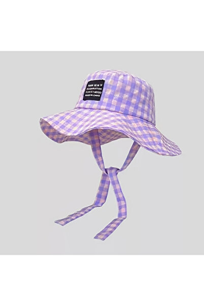 Choice5 purple Plaid Fishing Cap Breathable Summer Sun Protection Hiking Buck...