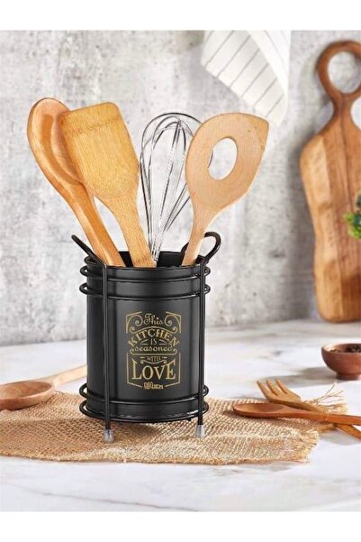 Dem Home Ladle Holder Countertop Decorative Metal Spoon and Fork Holder 15cm ...
