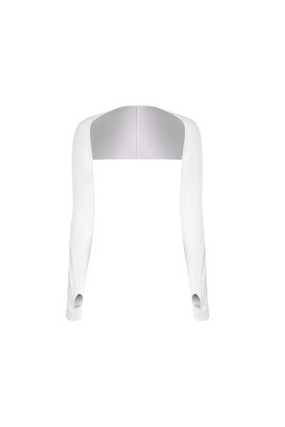 Choice3 White Outdoor Golf Sports Shawl Summer Thin Car Neck Sunscreen Integr...