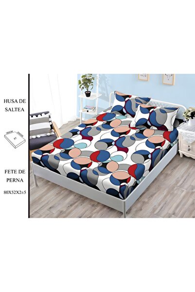naniland.ro Husă de Pat Finet 2 Persoane 3 Piese cu Elastic 180x200 cm, Model...