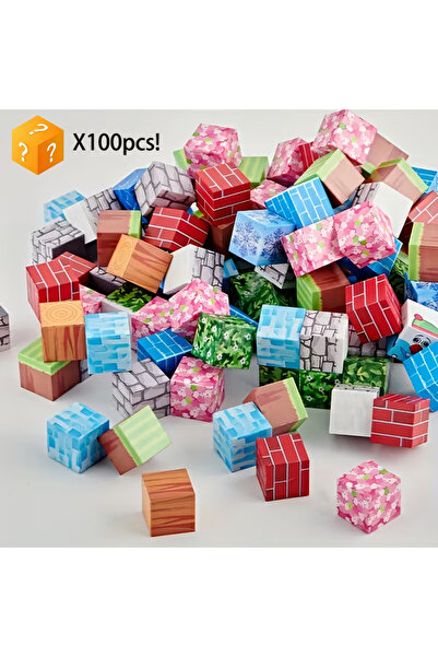 Choice4 Random 100PCS Random Magnetic Building Blocks Magnet Set Bricks Mini ...