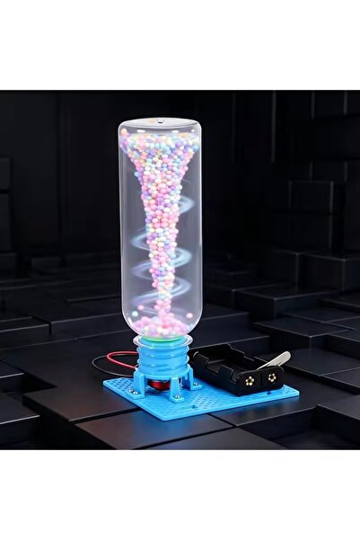 Choice 1pcs DIY Electric Vortex Tornadoes Assembly Puzzle Toy Physical Scienc...
