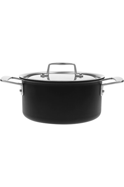 OEM Oala cu capac Black 5, 3 l, 20x31x14cm, inox, neagra