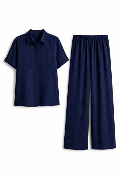 Elisho Set cămașă și pantaloni din țesătură de muselină