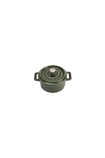 STAUB Mini-oala Cocotte, fonta, 10cm/0,25L, Basil -