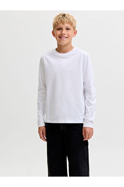 Jack & Jones Junior Tricou cu mânecă lungă pentru băieți