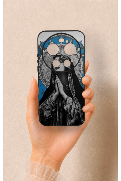 Vip Case Xiaomi Mi 17 Ultra Uyumlu Rahibe Desenli Silikon Kılıf