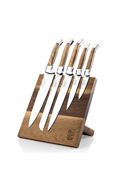 Style de Vie Set cutite de bucatarie de lux Style de Vie, Suport magnetic, Le...