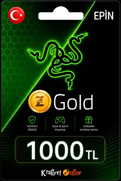 KraliyetOnline 1000 TL RZR Gold Epin Hediye Kartı