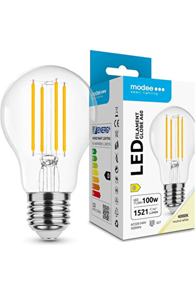 Other Modee Lighting Λάμπα LED 11.2W 110mm για ντουί E27 και σχήμα A60 Λευκό ...