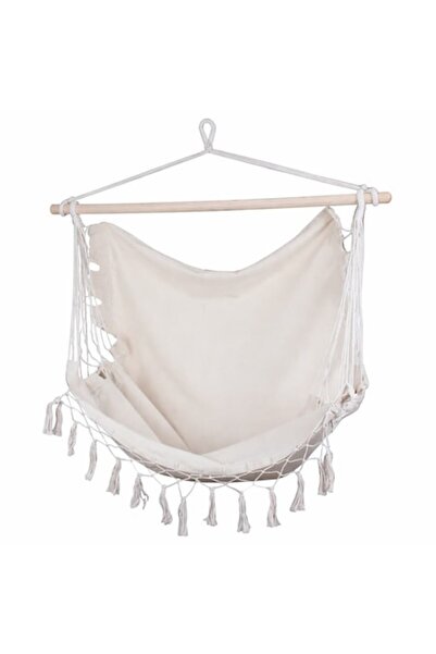 OEM Scaun-hamac suspendat brazilian, bară de lemn de 90 cm, bumbac/poliester ...