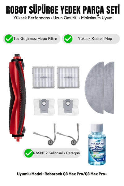 Asgard Grup 1 Main Brush 2 Side Brushes 2 Filters 2 Mops 1 Detergent 2 Dust B...