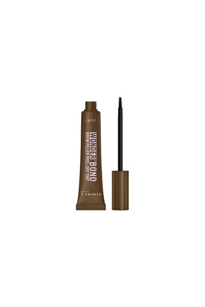RIMMEL LONDON وندر بوند ملء الحواجب القابل للتقشير، لون بني متوسط 002، صبغة ح...