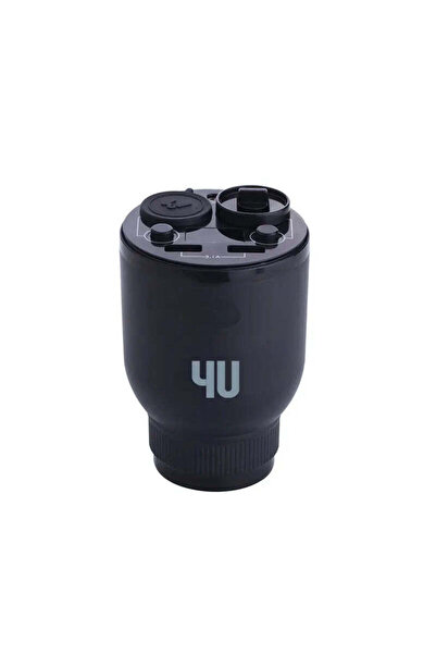 Beseder 5in1 Difuzor Aroma Bricheta Auto USB Negru, Dual USB 3,1A, Indicator ...