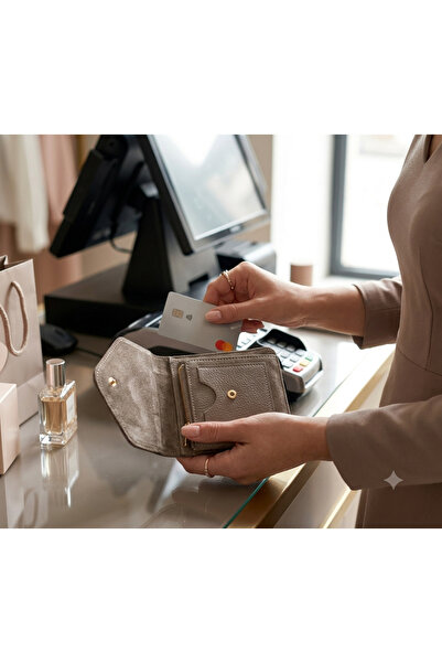 My Easy Shop Complete Leather and Suede Women's Wallet Inside and Out