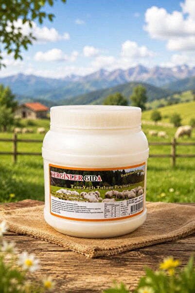 yerginler gıda Tulum Peyniri (Koyun, Keçi ve İnek Sütünden) 950 Gr