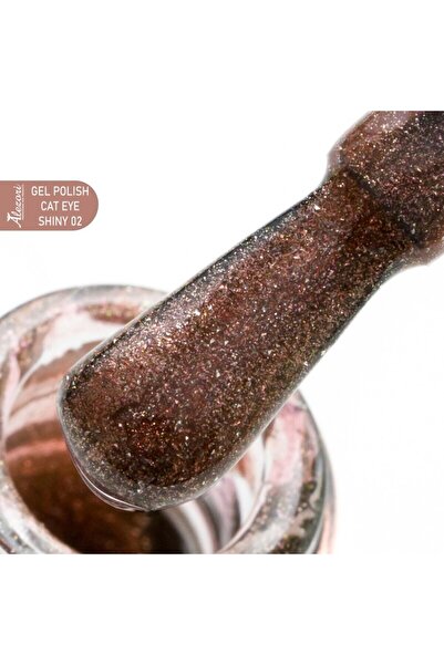 ALEZORI Τζελ Βερνίκι Νυχιών Cat Eye Γυαλιστερό 02 15ml