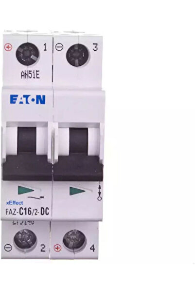 Eaton Disjunctor automat 16A bipolar AC/DC