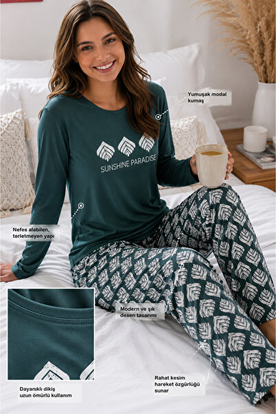 Sude Modal kumaş pijama takımı