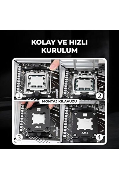Yıldızan Tua Shop Amd Am5 Socket Retrofit Mounting Kit Including Tf7 Thermal ...