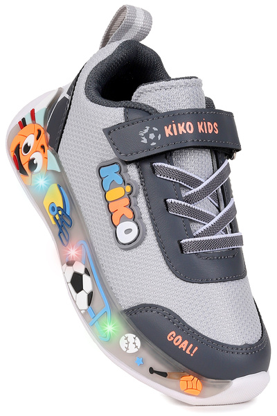 Kiko Kids Velcro Işıklı Günlük Cırtlı Erkek Çocuk Spor Ayakkabı