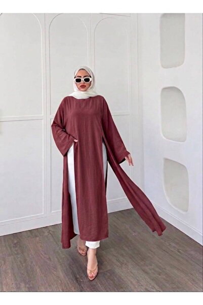 Rose Design Boutique SİNDA UZUN YIRTMACLI ABAYA