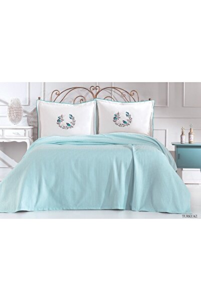 Vinaldi Concept 100% Cotton Pillows Embroidered Double Pique Set - Fitted She...