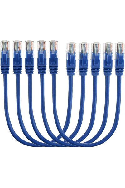Generic 10-Pack Cat6 Cable 0.3 Metre BLUE