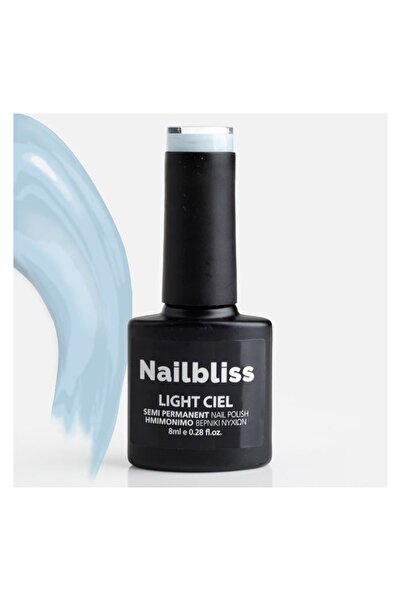nailbliss Ojă semipermanentă Ciel, 8 ml – culoare intensă, luciu și rezistență