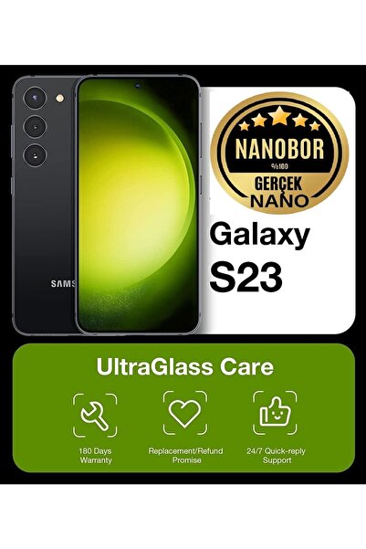aheaks Samsung S23 Nano Screen Protector Unbreakable Glass - Extra Transparent