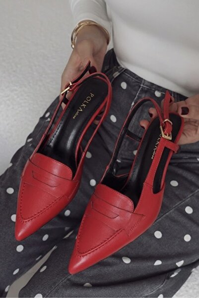 POLKA STORE Mask Pointed Toe Saddled Short Kitten Heel Masculine Comfortable ...