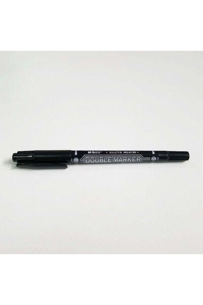 M&G Markere permanente 0.8mm Negru 12 bucăți