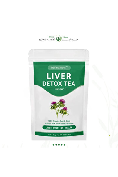 LIVERE Milk Thistle and Dandelion Detox Tea for Liver Cleansing 28 Bags