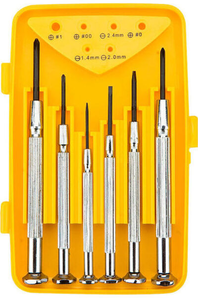 topex Set de șurubelnițe de precizie cu 6 capete interschimbabile Cod: 39D559