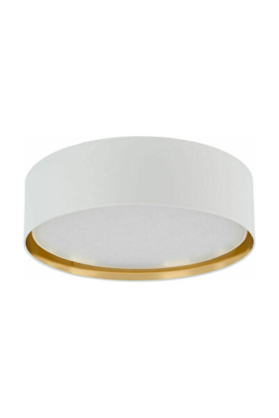 TK-Lighting TK Lighting Plafonieră 60cm Albă cu soclu E27