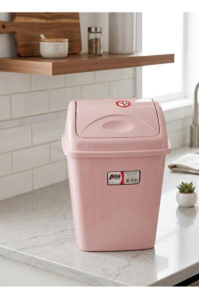 Asil Plastik Elegance 7,5 Litre Sallanır Kapaklı Çok Amaçlı Çöp Kovası