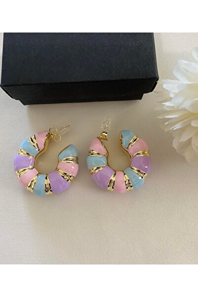 SERAMOR Xuping Premium Quality Colorful Bubble Hoop Earrings