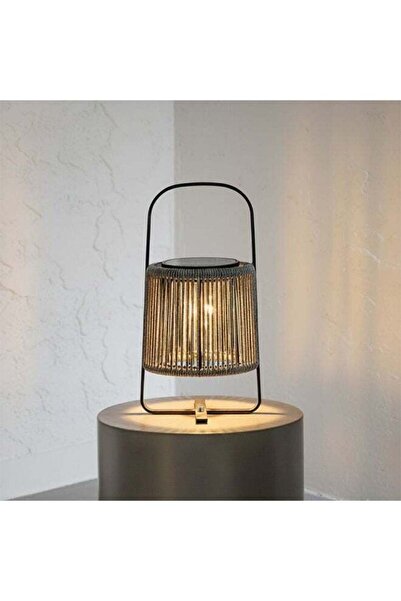 Danube Home Rope Led Light With Solar And Bluetooth Speaker - Grey