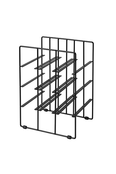 Blomus Wine Bottle Storage For 9 Bottles Pilare 65777 38x28x21.5cm Black