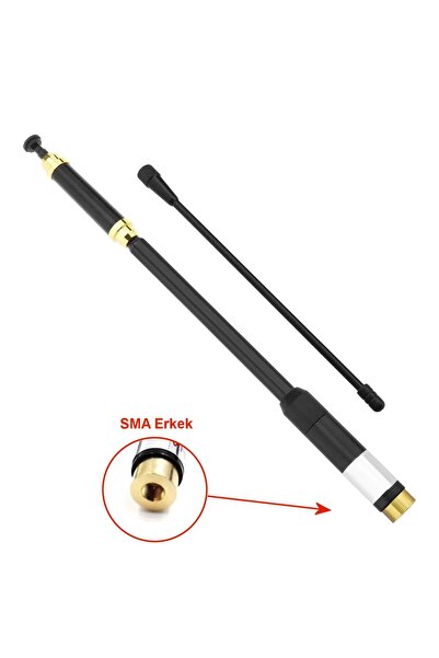 TEKSER AL-800 Teleskopik El Telsizi Anteni (VHF/UHF 144/430 MHz)