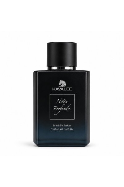 KAVALEE Notte Profonda Unisex Extrait De Parfum 100ml, Dark Smoky Woody Perfume with Oud, Amber, Incense, Leather, Patchouli & Sandalwood