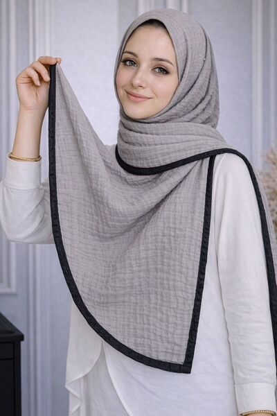 LAND SCARF Cotton Muslin Shawl