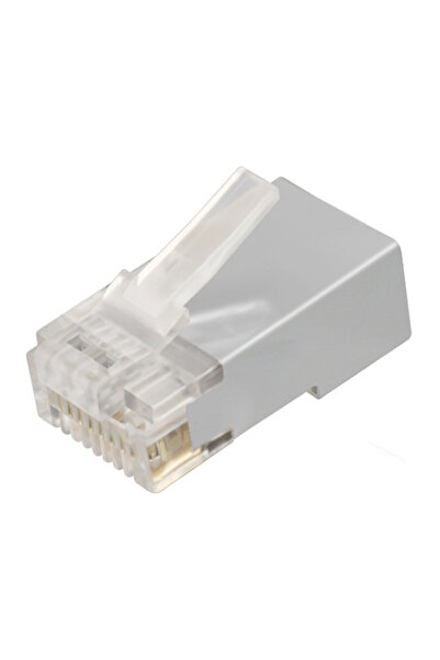POWERTECH βύσμα RJ45 Cat 6a CAB-N322, μεταλλικό, 8p8cs, 100τμχ