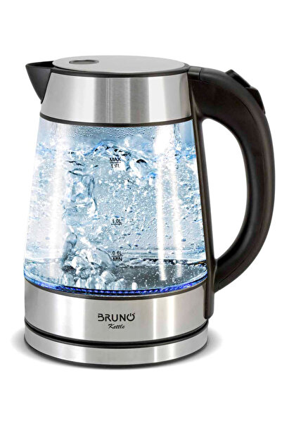 Bruno βραστήρας νερού BRN-0143, 1.7L, 2200W, γυάλινος-Inox