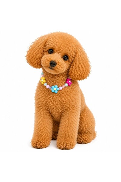 Dolce Pets Kedi ve Köpek Kıyafeti Çiçek Desenli Kolye