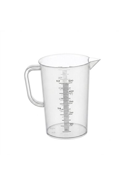 Cuisine Art 500ml PP Plastic Measuring Jug – BPA-Free White Graduated Beaker ...