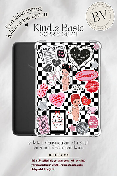 BookTok Vibes Co. Kindle ve Kobo E-Kitap Okuyucuları için Insert - Sonny Ange...